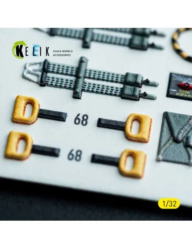 F-14A - interior 3D decals for Tamiya kit, 1/32 - Kelik K32053