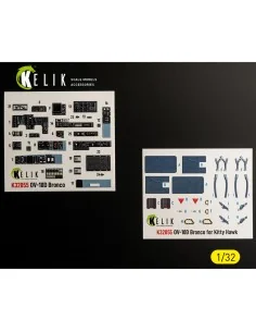 OV-10D Bronco - interior 3D decals for Kitty Hawk/Zimi models kit, ... 2