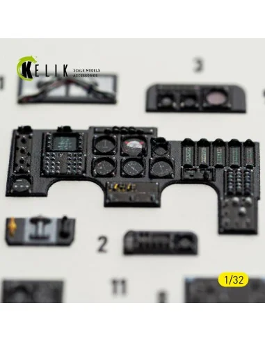 [NO_DESC] OV-10D Bronco - interior 3D decals for Kitty Hawk/Zimi mo...