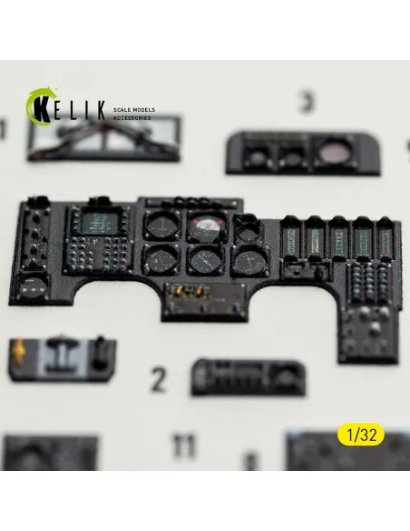 OV-10D Bronco - interior 3D decals for Kitty Hawk/Zimi models kit, ...