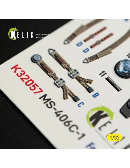 [NO_DESC] MS-406C-1 - interior 3D decals for Special Hobby kit, 1/3...