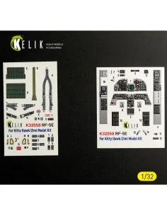 RF-5E - interior 3D decals for Kitty Hawk/Zimi models kit, 1/32 - K...