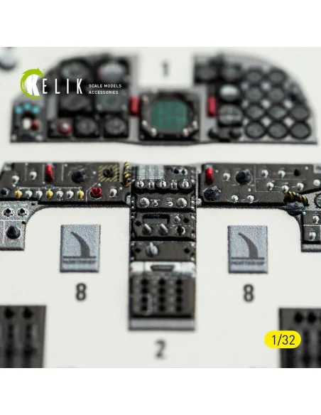 RF-5E - interior 3D decals for Kitty Hawk/Zimi models kit, 1/32 - K...