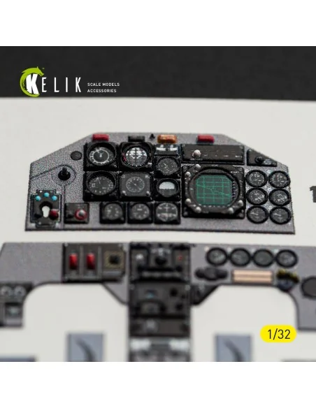 F-5F - interior 3D decals for Kitty Hawk/Zimi models kit, 1/32 - Ke...