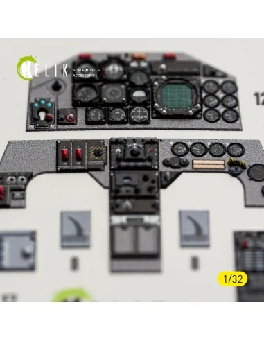 F-5F - interior 3D decals for Kitty Hawk/Zimi models kit, 1/32 - Ke...