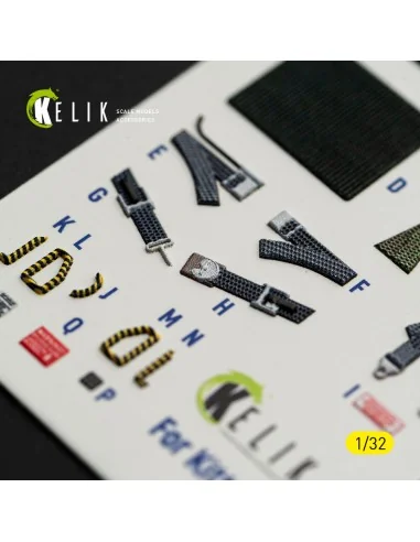 F-5F - interior 3D decals for Kitty Hawk/Zimi models kit, 1/32 - Ke...
