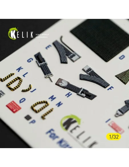 F-5F - interior 3D decals for Kitty Hawk/Zimi models kit, 1/32 - Ke...