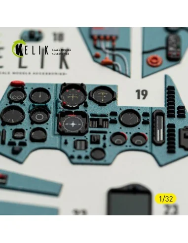 SU-27UB Flanker C - interior 3D decals for Trumpeter kit, 1/32 - Ke...