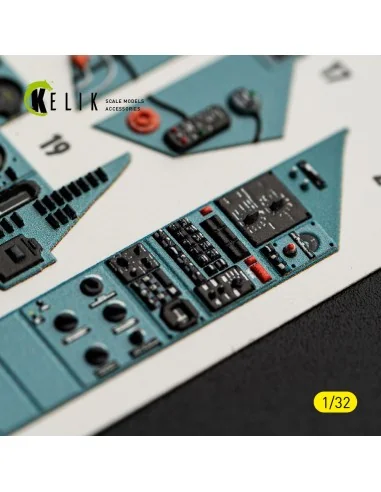 SU-27UB Flanker C - interior 3D decals for Trumpeter kit, 1/32 - Ke...