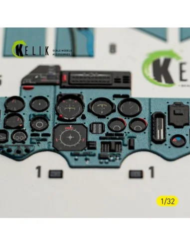 SU-27UB Flanker C - interior 3D decals for Trumpeter kit, 1/32 - Ke...