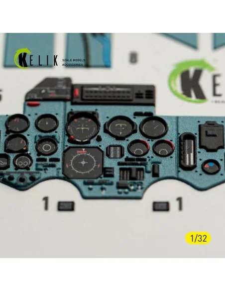 SU-27UB Flanker C - interior 3D decals for Trumpeter kit, 1/32 - Ke...