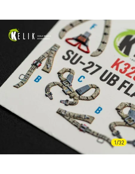 SU-27UB Flanker C - interior 3D decals for Trumpeter kit, 1/32 - Ke...