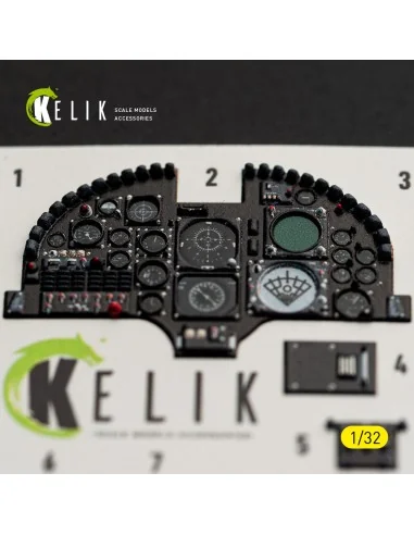 A-7D CORSAIR II - interior 3D decals for Trumpeter kit, 1/32 - Keli...