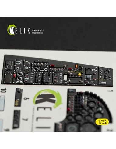 A-7D CORSAIR II - interior 3D decals for Trumpeter kit, 1/32 - Keli...
