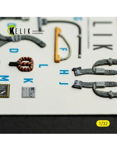 A-7E CORSAIR II - interior 3D decals for Trumpeter kit, 1/32 - Keli...