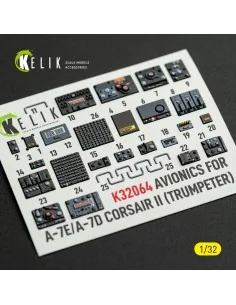 Avionics for A-7E/D CORSAIR II - exterior 3D decals for Trumpeter k... 2