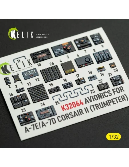Avionics for A-7E/D CORSAIR II - exterior 3D decals for Trumpeter k...