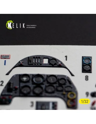 [NO_DESC] Bf-109 G2/4 - interior 3D decals for Revell, 1/32 - Kelik...