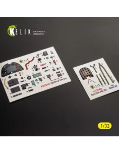 Spitfire Mk.IIa - interior 3D decals for Revell, 1/32 - Kelik K32060 2