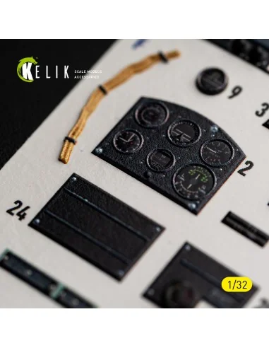 Spitfire Mk.IIa - interior 3D decals for Revell, 1/32 - Kelik K32060