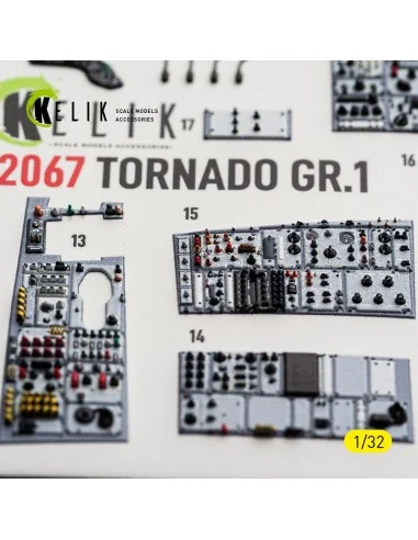TORNADO GR.1 - interior 3D decals for Revell, 1/32 - Kelik K32067