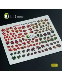 Autumn Leaves Set 1 - Decal for dioramas, 1/35 - Kelik KA35005 2