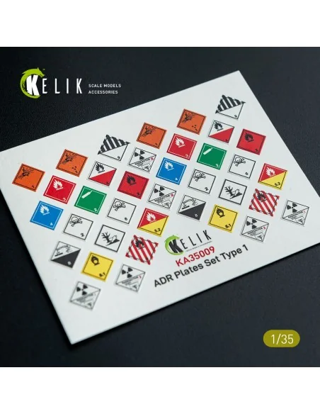 [NO_DESC] ADR Plates Set Type 1 - Decal for models, 1/35 - Kelik KA...
