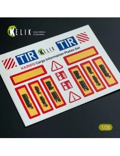 Cargo Information plates set 1 - Decal for models, 1/35 - Kelik KA3... 2