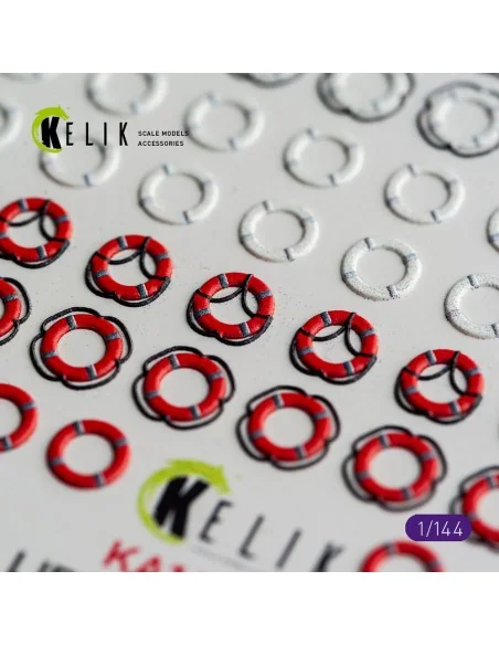 LIFEBUOYS - 3D Decal for models, 1/144 - Kelik KA144001