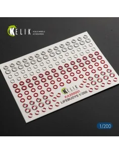 LIFEBUOYS - 3D Decal for models, 1/20 - Kelik KA200001 2