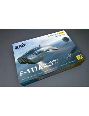 F-111A Escape Pod (Crew Module) resin model kit, 1/32 - ResKit Mode...