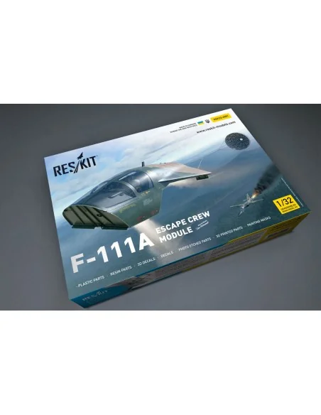 F-111A Escape Pod (Crew Module) resin model kit, 1/32 - ResKit Mode...