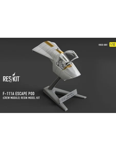 F-111A Escape Pod (Crew Module) resin model kit, 1/32 - ResKit Mode...