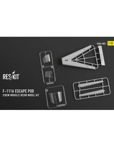F-111A Escape Pod (Crew Module) resin model kit, 1/32 - ResKit Mode...