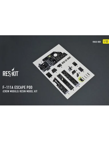 F-111A Escape Pod (Crew Module) resin model kit, 1/32 - ResKit Mode...