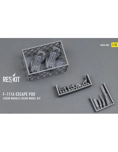 F-111A Escape Pod (Crew Module) resin model kit, 1/32 - ResKit Mode...