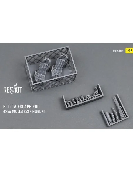 F-111A Escape Pod (Crew Module) resin model kit, 1/32 - ResKit Mode...