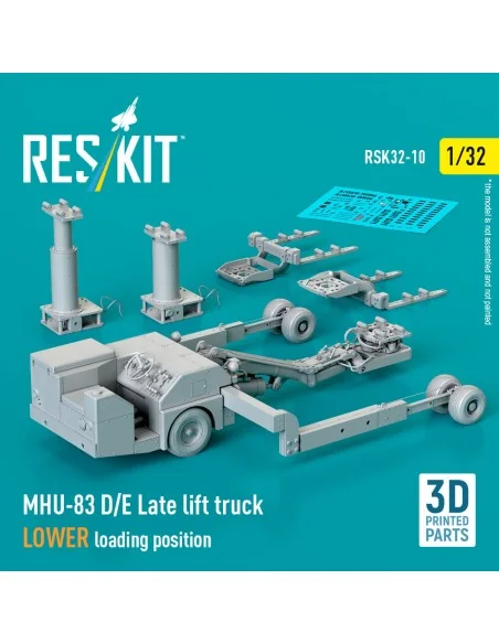 MHU-83 D/E Late lift truck LOWER loading position (3D Printed model...
