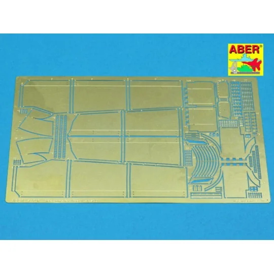 TIGER II -Side skiirts fenders, 1/48 - Aber Models 48036 TIGER II -Side skiirts fenders, 1/48 - Aber Models 48036
