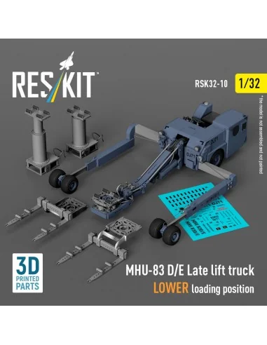 MHU-83 D/E Late lift truck LOWER loading position (3D Printed model...