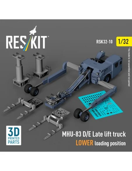 MHU-83 D/E Late lift truck LOWER loading position (3D Printed model...