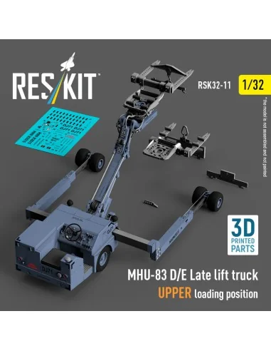MHU-83 D/E Late lift truck UPPER loading position (3D Printed model...