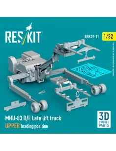 MHU-83 D/E Late lift truck UPPER loading position (3D Printed model... 2