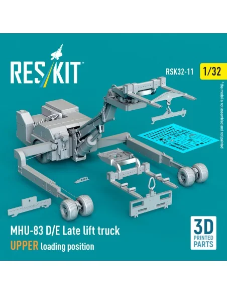 MHU-83 D/E Late lift truck UPPER loading position (3D Printed model...