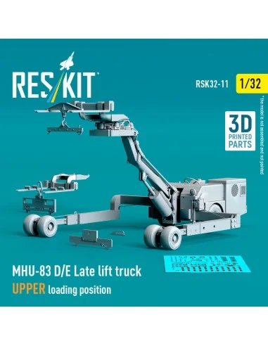 MHU-83 D/E Late lift truck UPPER loading position (3D Printed model...
