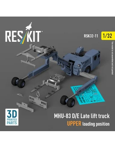 MHU-83 D/E Late lift truck UPPER loading position (3D Printed model...