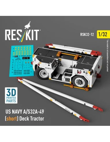 [NO_DESC] US NAVY A/S32A-49 (short) Deck Tractor (3D Printed model ...