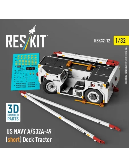 [NO_DESC] US NAVY A/S32A-49 (short) Deck Tractor (3D Printed model ...