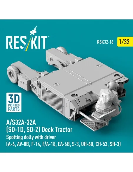 A/S32A-32A (SD-1D, SD-2) Deck Tractor Spotting dolly with driver (A...