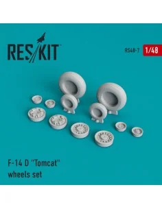 F-14D Tomcat (weighted) wheels set, 1/48 - ResKit Models RS48-0007